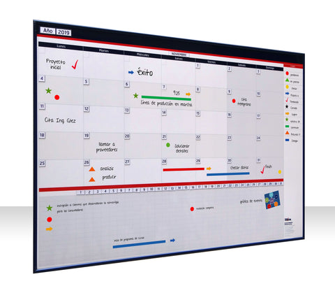 Planeador VISION Magnético Mensual Proyectos
